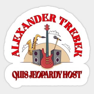 Alexander Trebek T shirt Sticker